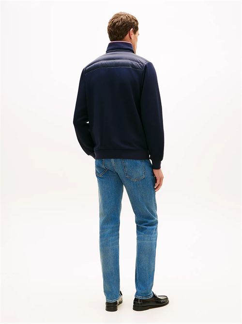 Giacca con mix di texture e dettagli iconici TOMMY HILFIGER | MW0MW41329/DW5